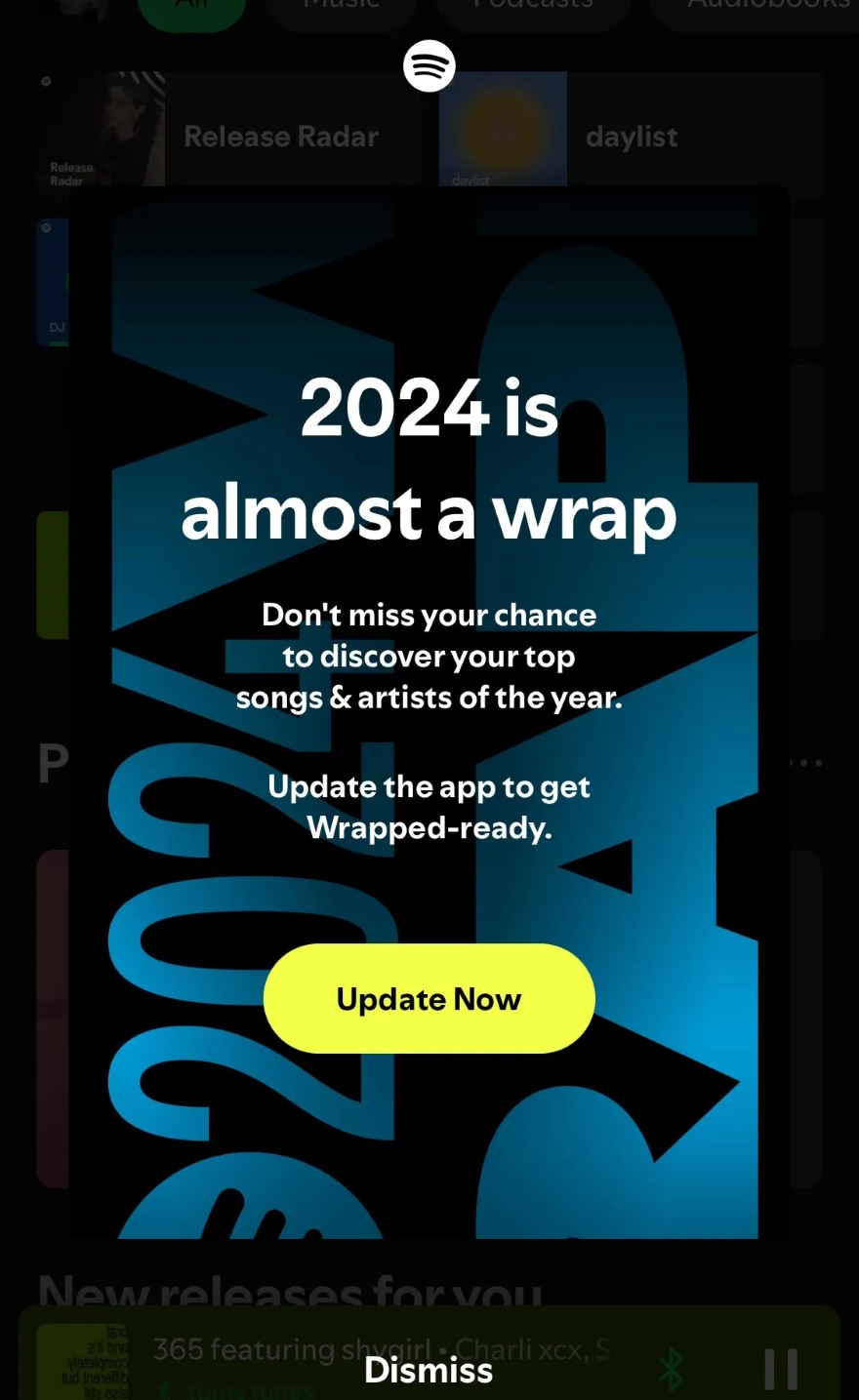 Khi nào tính năng Spotify Wrapped 2024 ra mắt