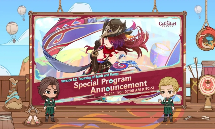 Code livestream Genshin Impact 5.2 mới nhất