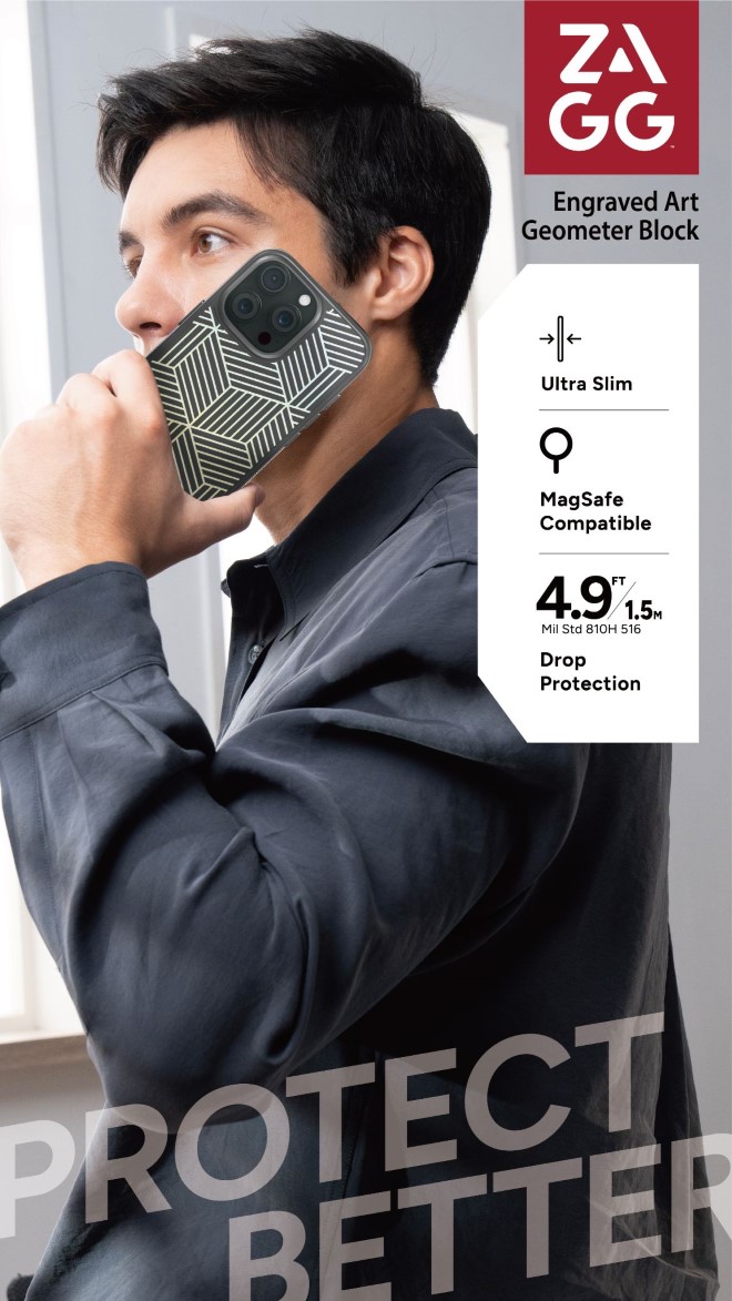 Ốp lưng Magsafe iPhone 16 Pro Max ZAGG Engraved Art