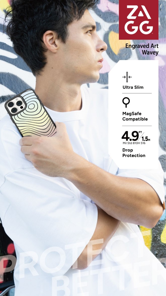 Ốp lưng Magsafe iPhone 16 Pro Max ZAGG Engraved Art