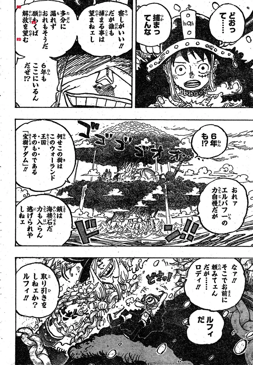 Spoiler One Piece Chap 1131: Loki ở Địa ngục