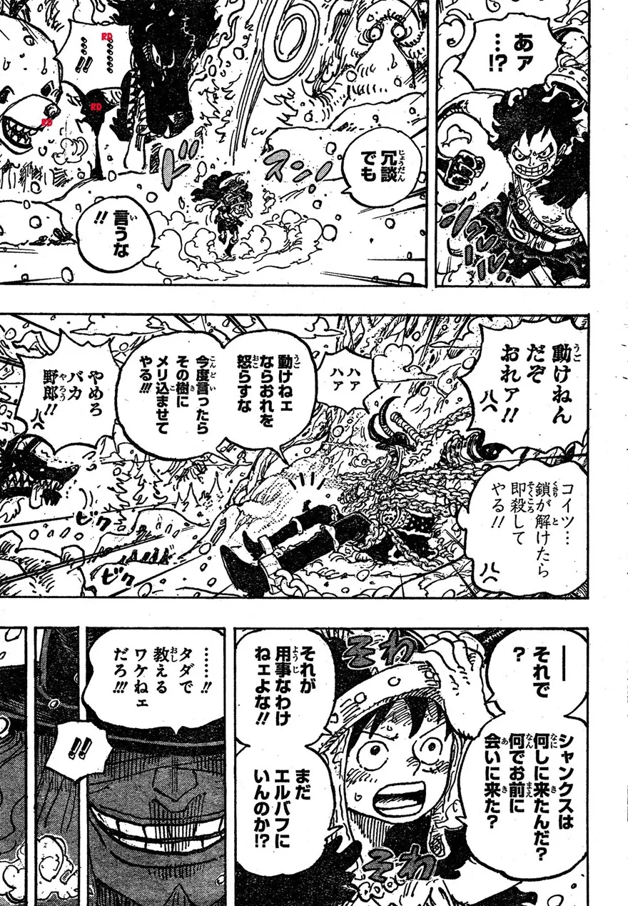 Spoiler One Piece Chap 1131: Loki ở Địa ngục