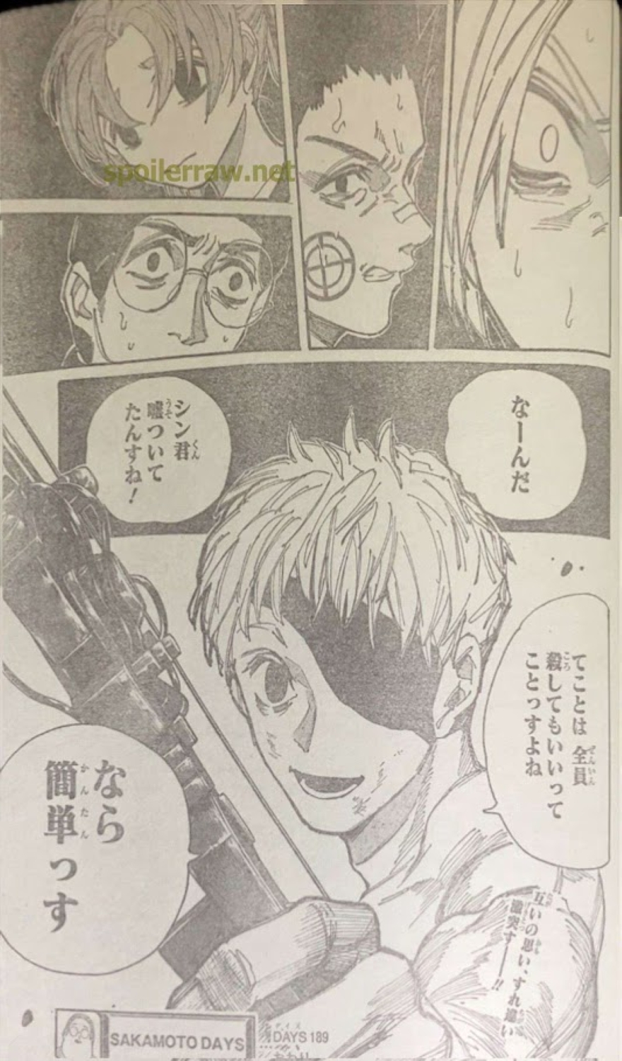 Spoiler Sakamoto Days chap 189