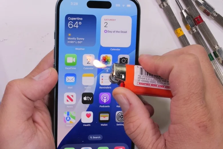 iPhone 16 chinh phục thử thách độ bền khắc nghiệt