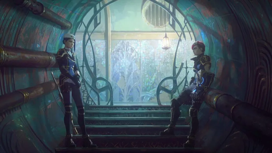 Arcane mùa 2 giải thích nụ hôn giữa Vi và Caitlyn