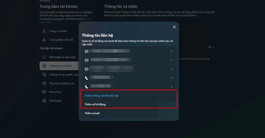 Cách xác thực số điện thoại cho Facebook