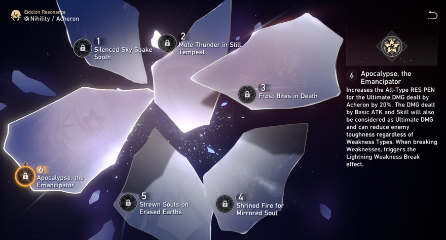 Hướng dẫn build tối ưu cho Acheron trong HSR 2.6