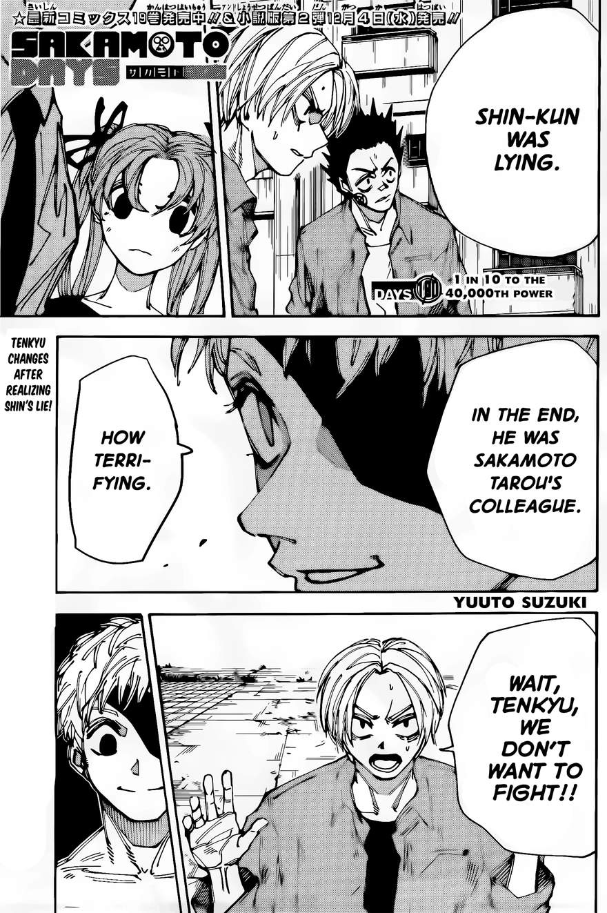 Spoiler Sakamato Days chap 190