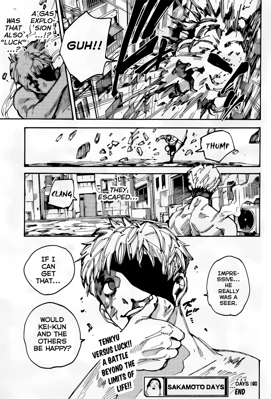 Spoiler Sakamato Days chap 190