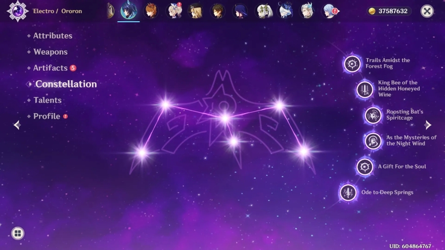 cách build ororon genshin impact 5.2