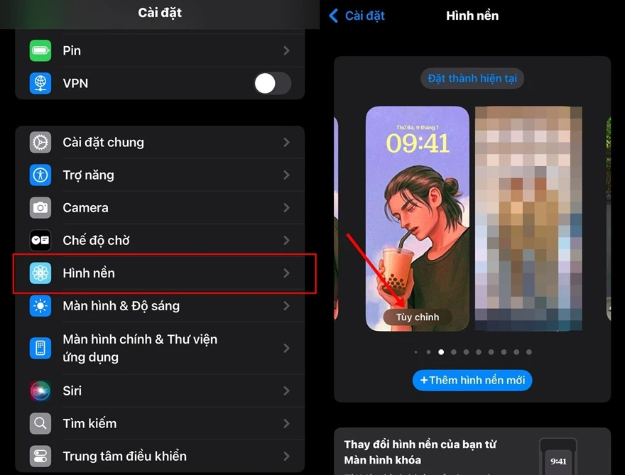 Cách cài ảnh động làm màn hình khóa iPhone