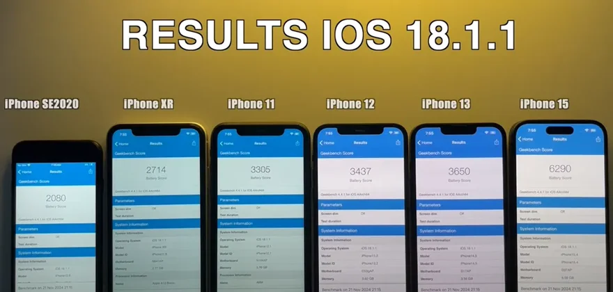 Đánh giá hiệu năng và thời lượng pin thực tế của iOS 18.1.1