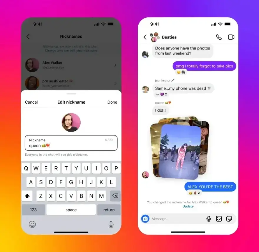 Instagram bổ sung loạt tính năng thú vị cho phần nhắn tin