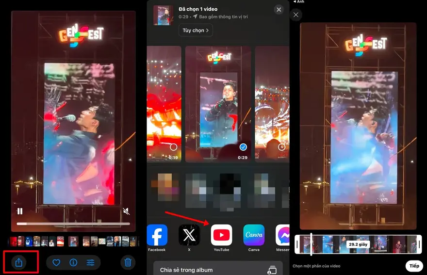 YouTube đã cho phép đăng video trực tiếp từ iPhone