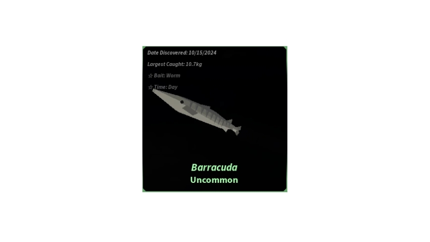 Cách để câu được cá Barracuda trong Fisch Roblox