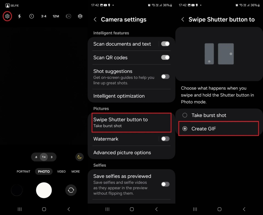 Tự tạo ảnh GIF độc đáo với camera Galaxy trong tích tắc