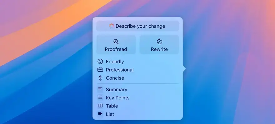  iOS 18.2 viết bài hộ người dùng