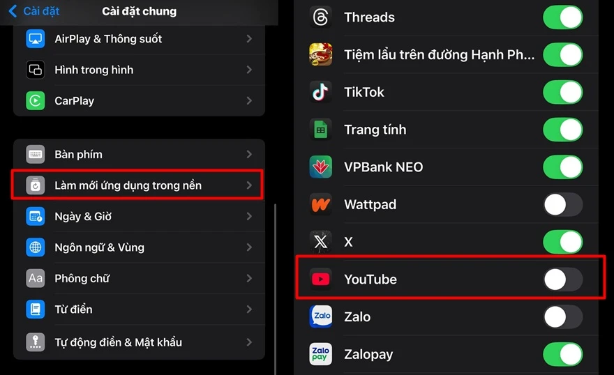 Cách sửa lỗi YouTube tự động bật trên iPhone