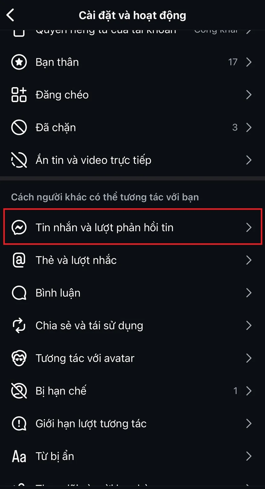 Cách kiểm soát người có thể nhắn tin cho bạn trên Instagram