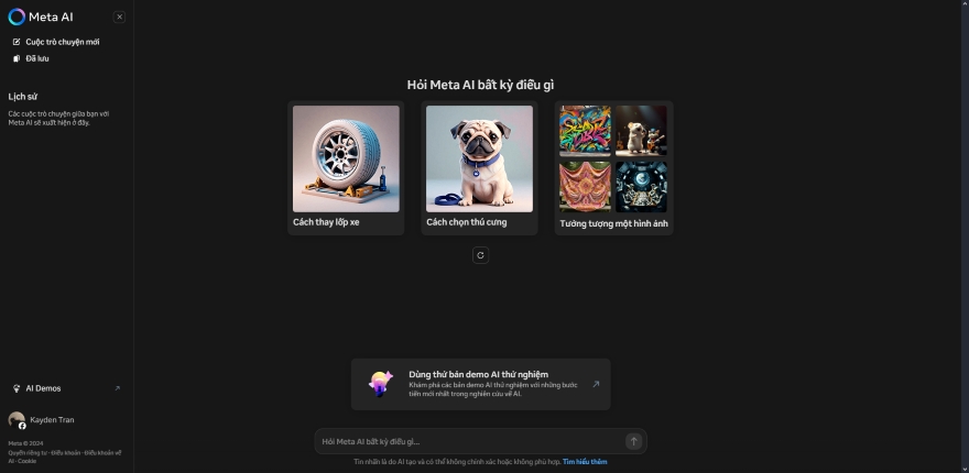 Người dùng Việt đã có thể trò chuyện với Meta AI