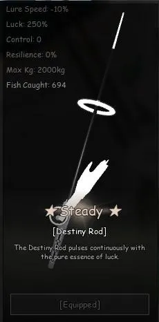 cách nhận Destiny Rod trong Fisch Roblox
