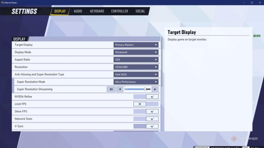 Hướng dẫn cách chỉnh cài đặt tối ưu nhất cho Marvel Rivals