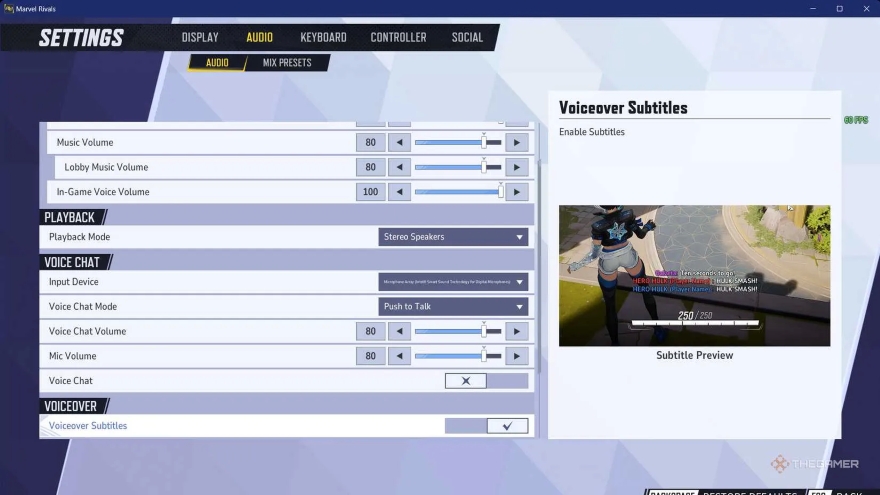 Hướng dẫn cách chỉnh cài đặt tối ưu nhất cho Marvel Rivals