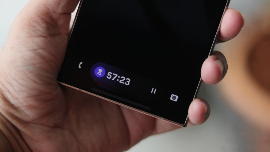 Cận cảnh về tính năng Now Bar tuyệt đẹp trên One UI 7