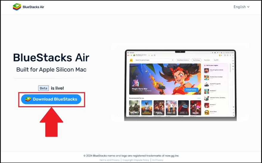 Hướng dẫn cài đặt BlueStacks Air trên mac
