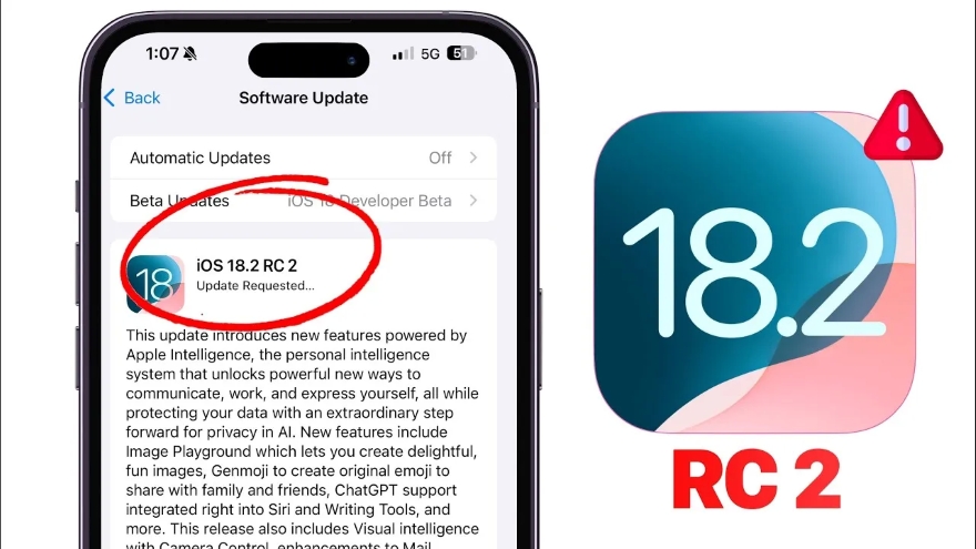 Vì sao Apple một lần nữa trễ hẹn với iOS 18.2 chính thức