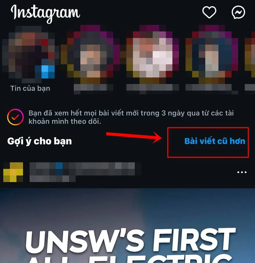Instagram mất hết bài viết mới, xử lý ra sao