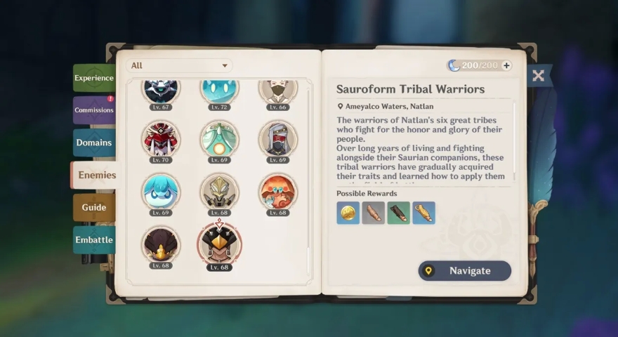 Các nguyên liệu cần farm trước cho Mavuika genshin impact