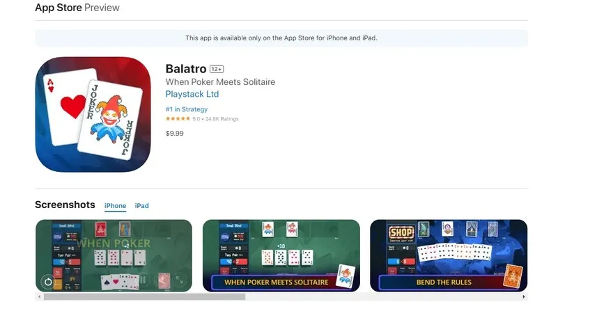 Cách tải và chơi Balatro