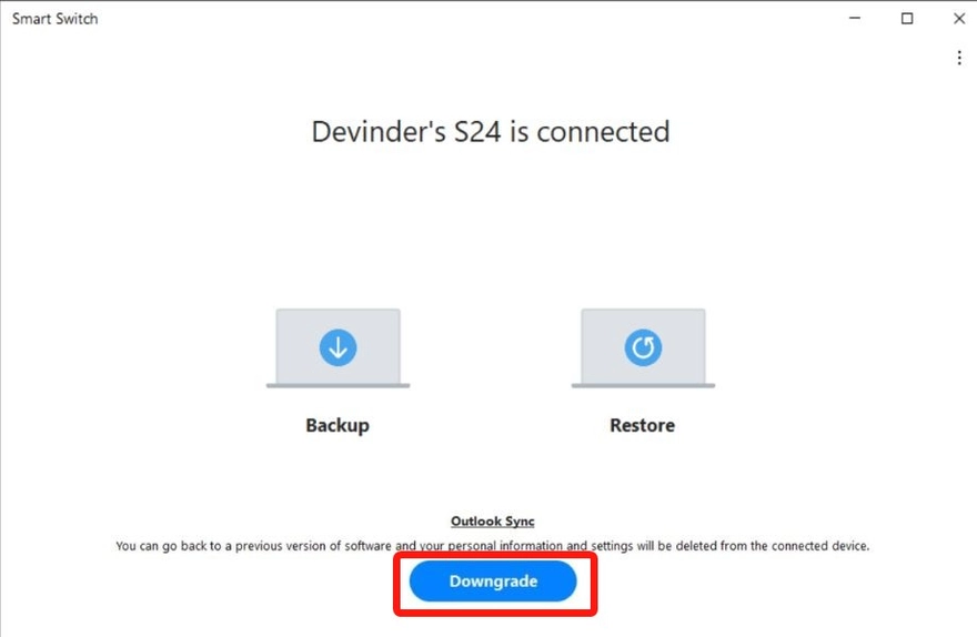 Cách hạ cấp từ One UI 7 Beta xuống One UI 6.1