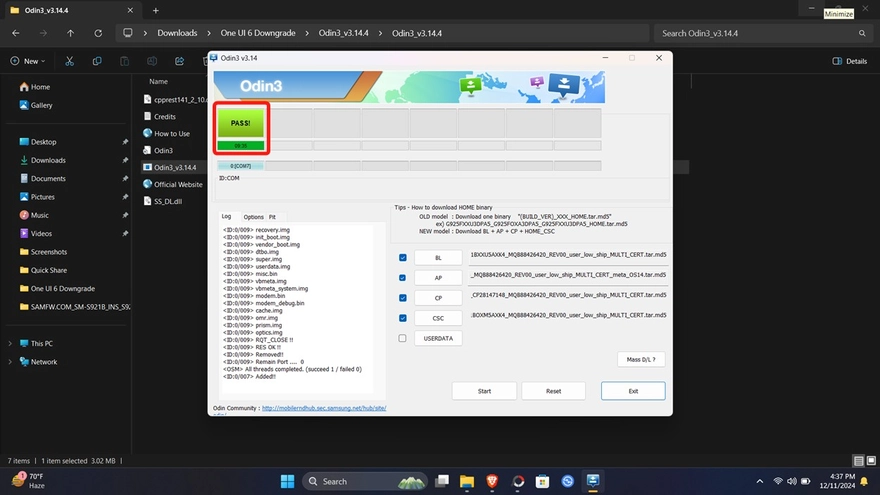 Cách hạ cấp từ One UI 7 Beta xuống One UI 6.1