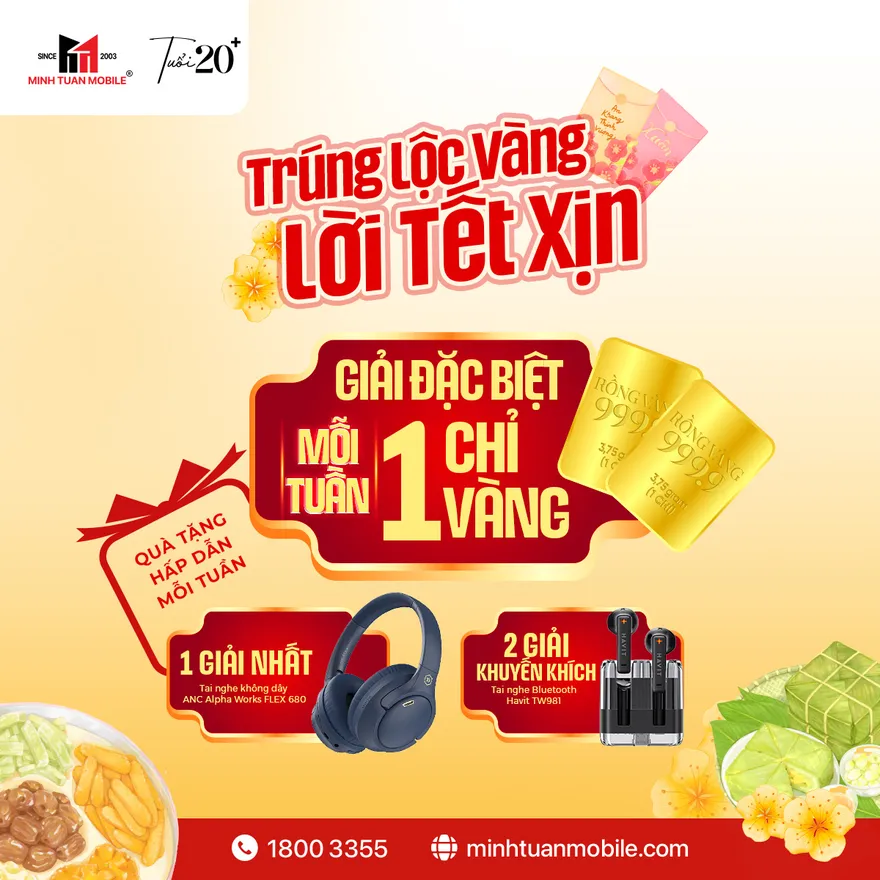 Giảm 500K khi mua iPhone 16 Pro, Pro Max ở Minh Tuấn Mobile