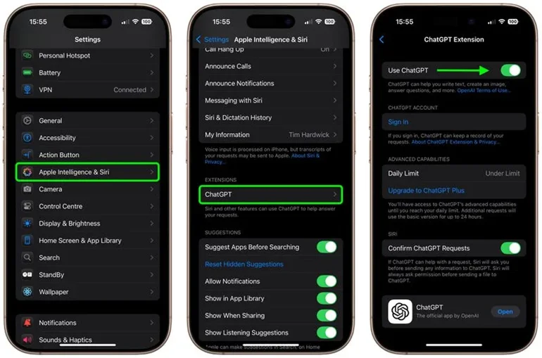 iOS 18.2: ChatGPT có giúp iPhone được 