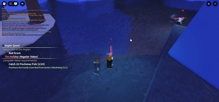 Cách hoàn thành Santa's Quest trong Fisch