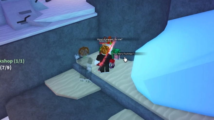 vị trí của các Elf trong Santa Quest của Fisch