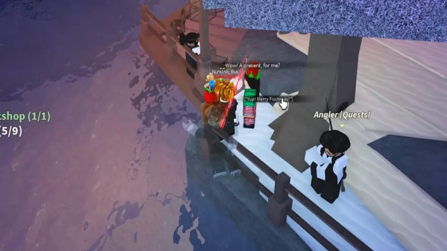 vị trí của các Elf trong Santa Quest của Fisch