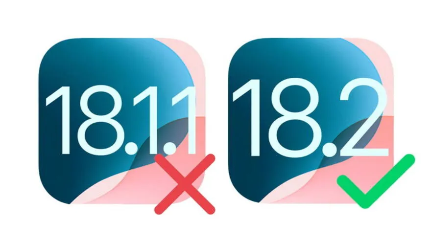 Apple khóa sign iOS 18.1.1