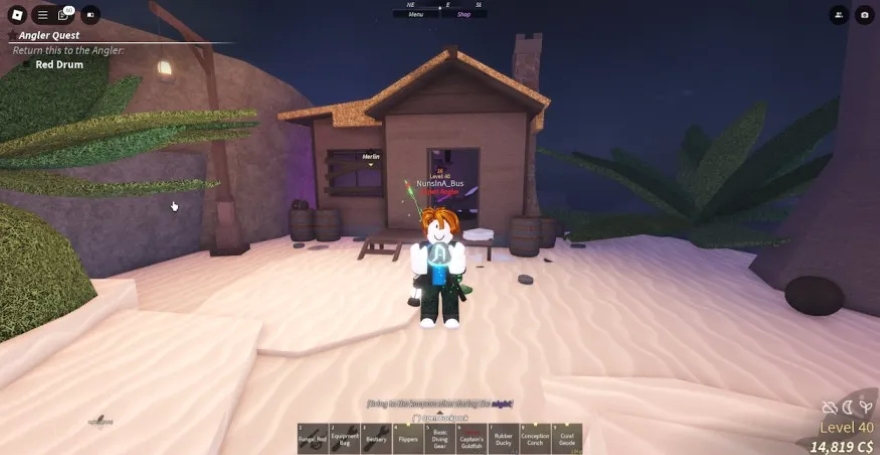 cách lên level nhanh nhất trong Fisch Roblox