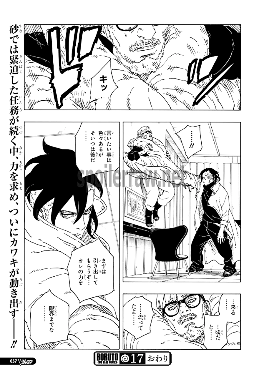 Spoiler Boruto chap 97