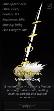 Cách sở hữu Heaven’s Rod trong Fisch
