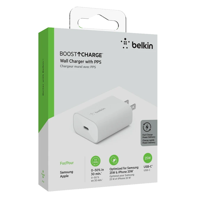 Cốc sạc nhanh Belkin 25W Type-C PD Wall Charger