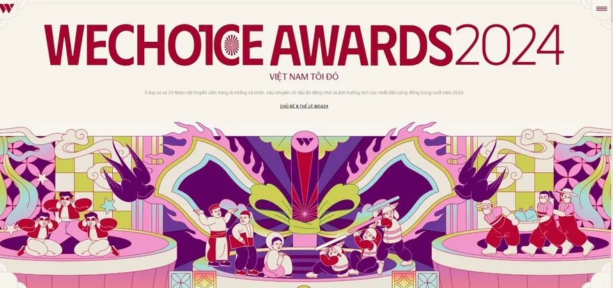 Hướng dẫn bình chọn WeChoice Awards 2024