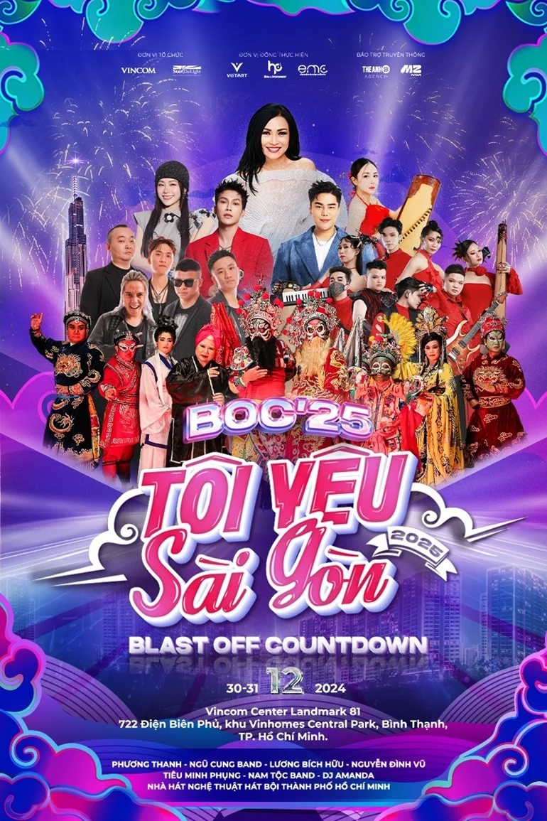 Những sự kiện Countdown 2025 đáng xem nhất ở Sài Gòn
