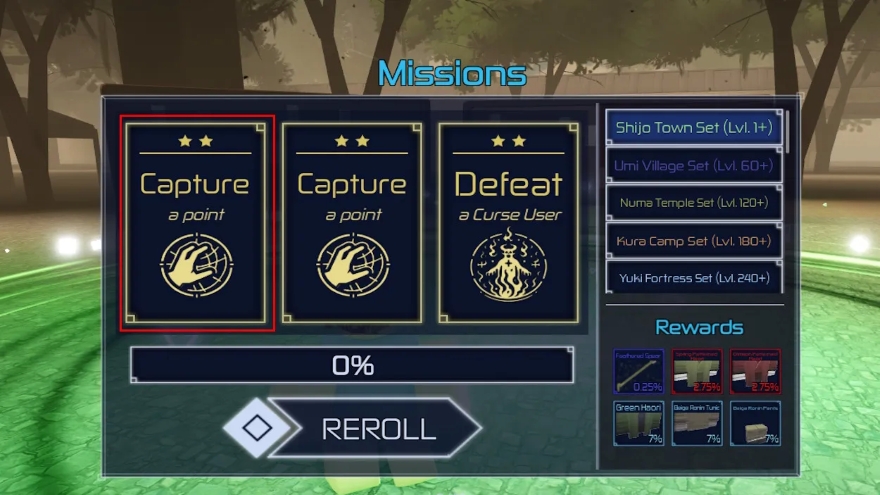 cách tăng cấp nhanh chóng trong Jujutsu Infinite