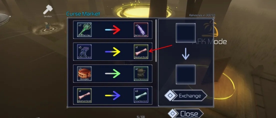 Cách nhận Maximum Scroll trong Jujutsu Infinite