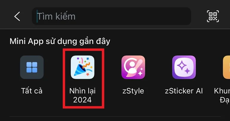 Cách tạo và chia sẻ Nhìn lại Zalo 2024 của bạn